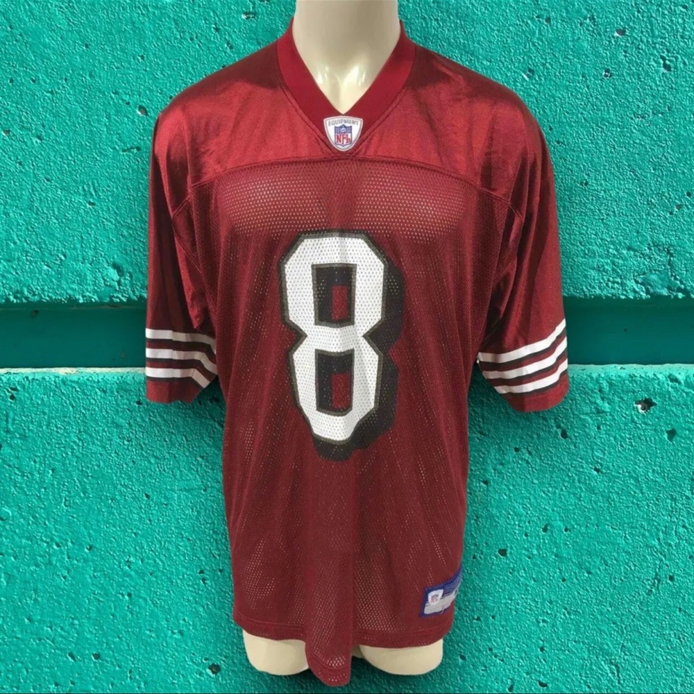 NFL San Francisco 49ers Reebok Authentic Pro Line Jersey Steve Young 8 48 XL